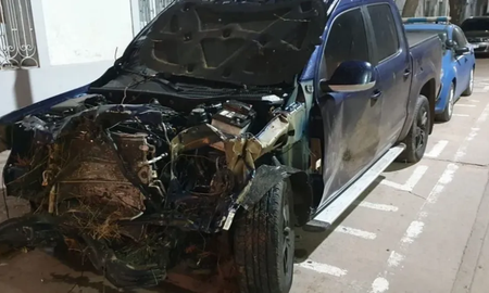Un jugador de Colón sufrió un accidente automovilístico tras el partido con Mitre Un jugador de Colón sufrió un accidente automovilístico tras el partido con Mitre