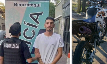 El cantante de cumbia 420 fue interceptado por la división motorizada de la policía bonaerense en Berazategui. El cantante de cumbia 420 fue interceptado por la división motorizada de la policía bonaerense en Berazategui.