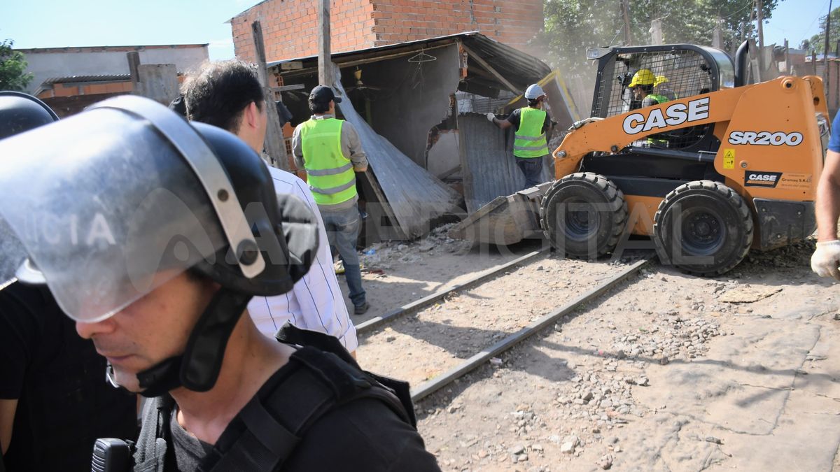 Se trata de una instalación precaria ubicada en inmediaciones de Riobamba al 5000