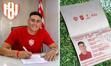 Mauricio Martínez puso la firma y jugará en Unión hasta diciembre del 2025. Mauricio Martínez puso la firma y jugará en Unión hasta diciembre del 2025.