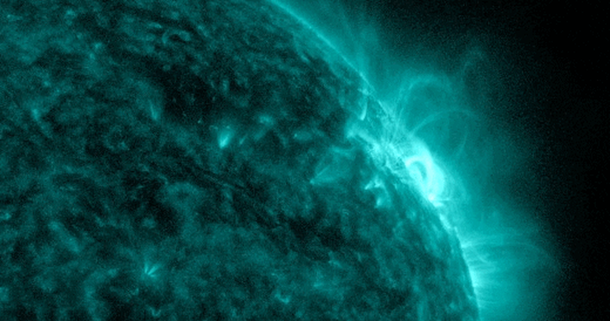 Llamarada solar de este lunes 29 de enero que provocó la tormenta de radiación en la Tierra. Llamarada solar de este lunes 29 de enero que provocó la tormenta de radiación en la Tierra.
