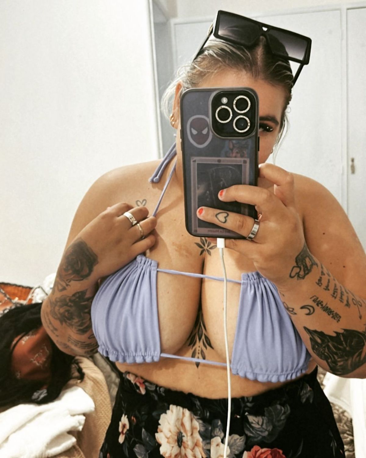 Morena Rial mostró su particular traje de baño. Morena Rial mostró su particular traje de baño.