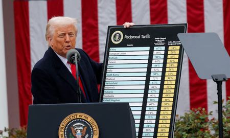 El presidente de EEUU anunció aranceles recíprocos, una medida que impactará en la economía global. El presidente de EEUU anunció aranceles recíprocos, una medida que impactará en la economía global.
