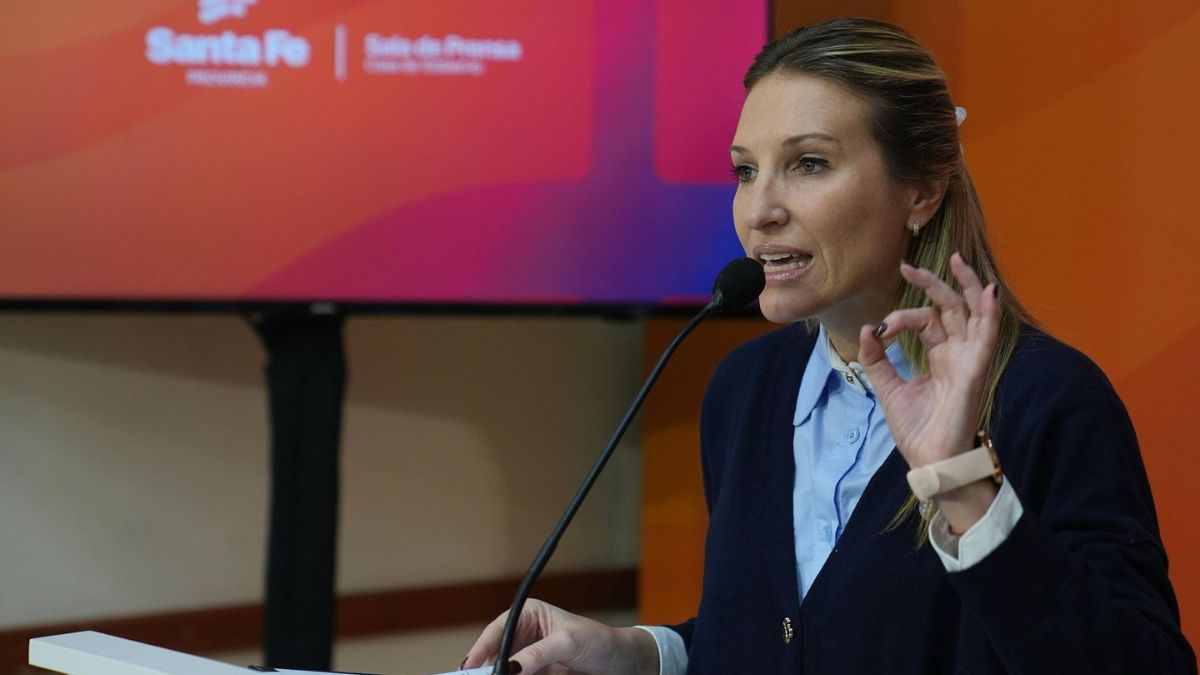 Virginia Coudannes, vocera del Gobierno de Santa Fe. Virginia Coudannes, vocera del Gobierno de Santa Fe.