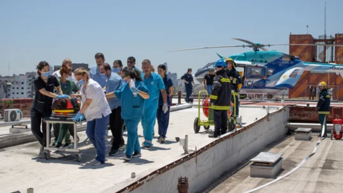 El Hospital Garrahan reactivó su helipuerto propio tras cuatro años de inhabilitación por falta de gestión