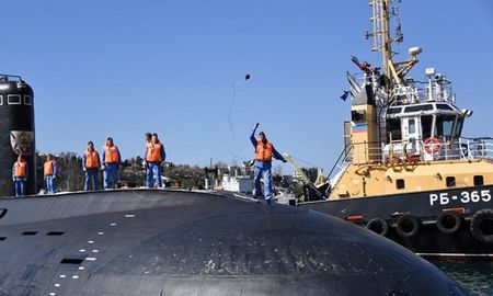 Submarino nuclear ruso. Submarino nuclear ruso.