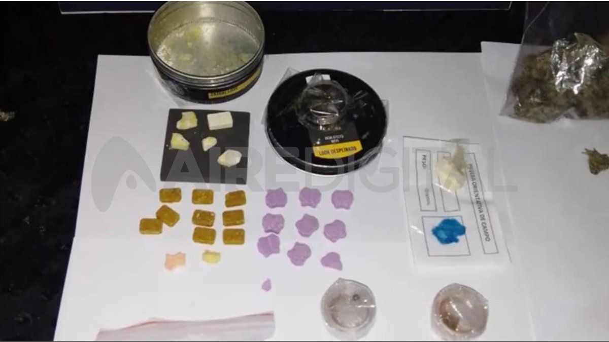 Parte de las drogas sintéticas que le fueron secuestradas a los hoy condenados.&nbsp;