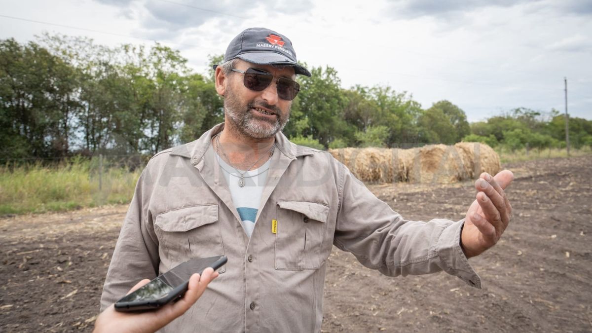 Ceschi asegura que jamás vio una sequía como la que se vive.