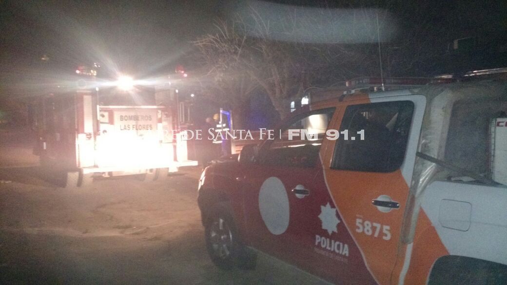 Incendio en el norte de la ciudad