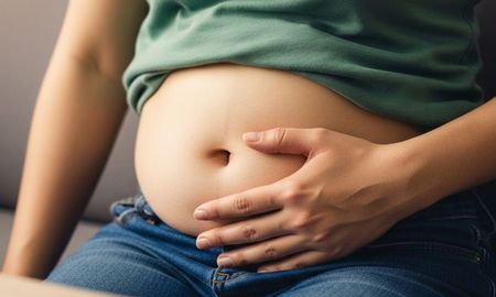 Es común sentirte con el estómago explotado después de comer mucho. Es común sentirte con el estómago explotado después de comer mucho.