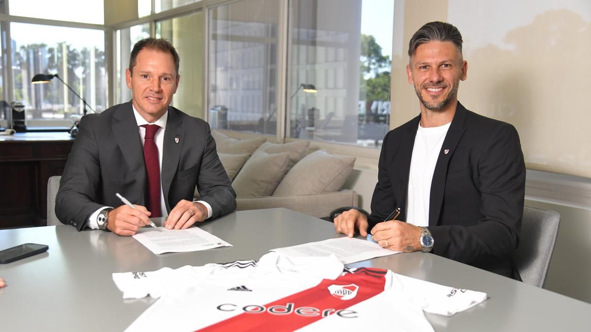 Demichelis fue oficializado como nuevo DT de River, con contrato por tres años