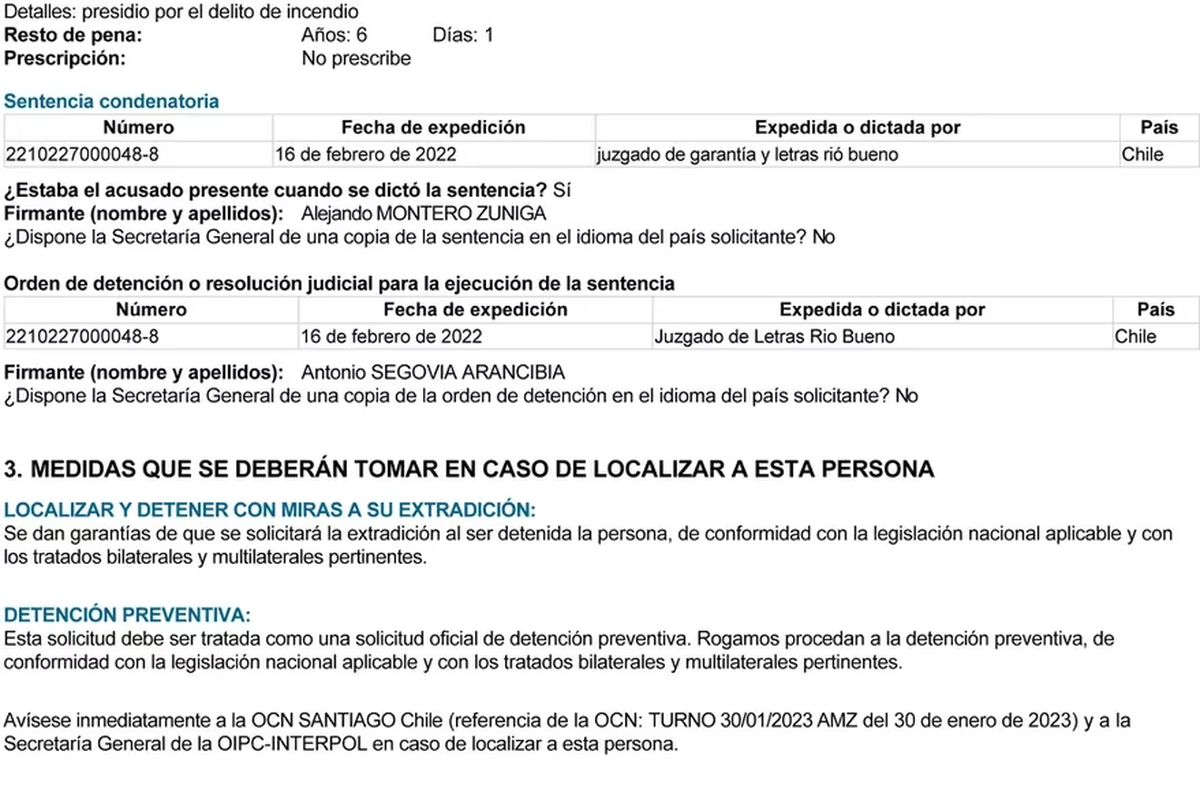 Jones Huala está prófugo luego de haber sido encontrado culpable de una seguidilla de crímenes.