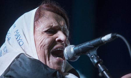 La referente de Madres de Plaza de Mayo, Taty Almeida. La referente de Madres de Plaza de Mayo, Taty Almeida.
