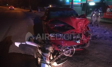 El accidente ocurrió este lunes a la madrugada. El accidente ocurrió este lunes a la madrugada.