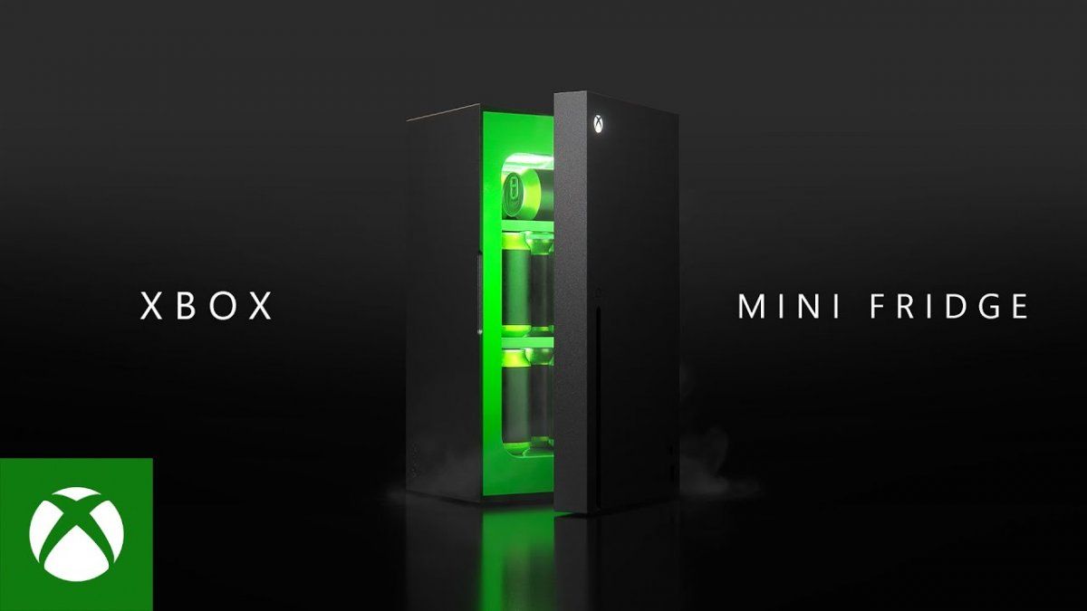 Microsoft Mini Fridge frigobar gamer inspirado en el diseño de las Xbox Series X