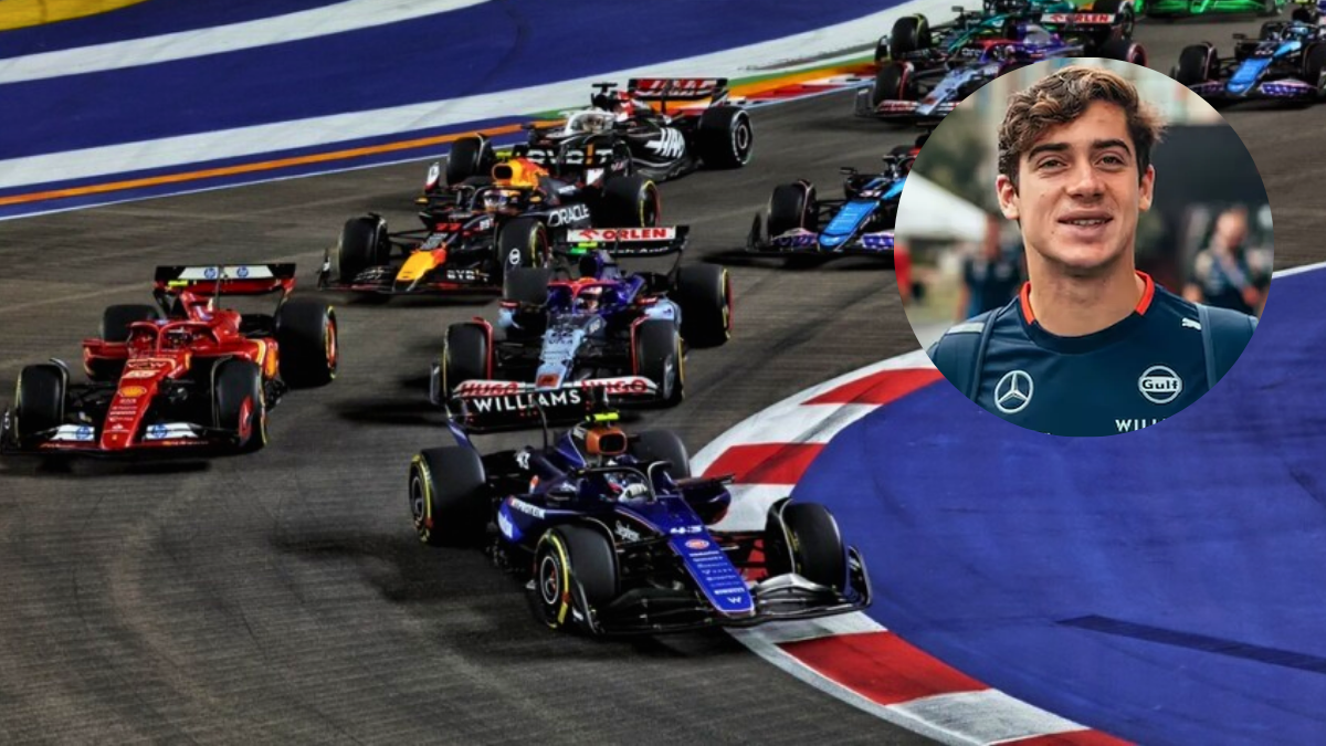 Checo Pérez elogió a Franco Colapinto durante el GP de Singapur