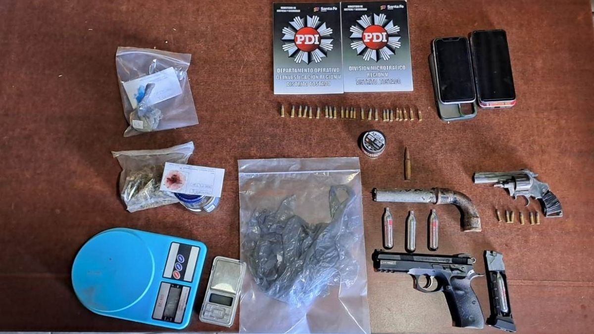 Detuvieron a una mujer e&nbsp; incautaron armas y droga en Tostado