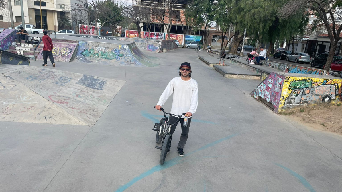 En Santa Fe se celebró la medalla dorada de BMX freestyle.