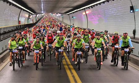 todo listo para la octava edicion del cruce del tunel subfluvial en bicicleta todo listo para la octava edicion del cruce del tunel subfluvial en bicicleta