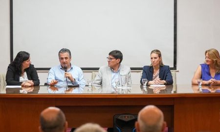 La actividad se realizó en la sede del Ministerio de Justicia y Seguridad.
