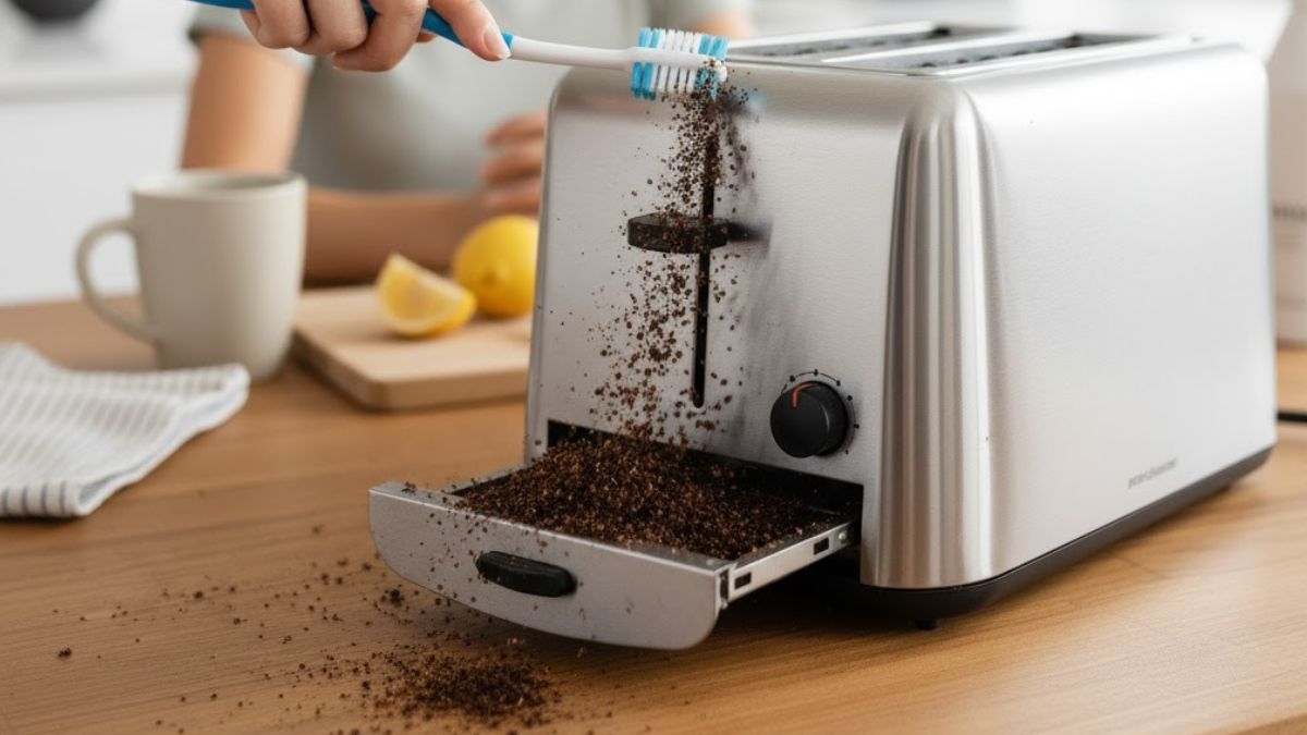 El truco casero que revoluciona la limpieza de la tostadora