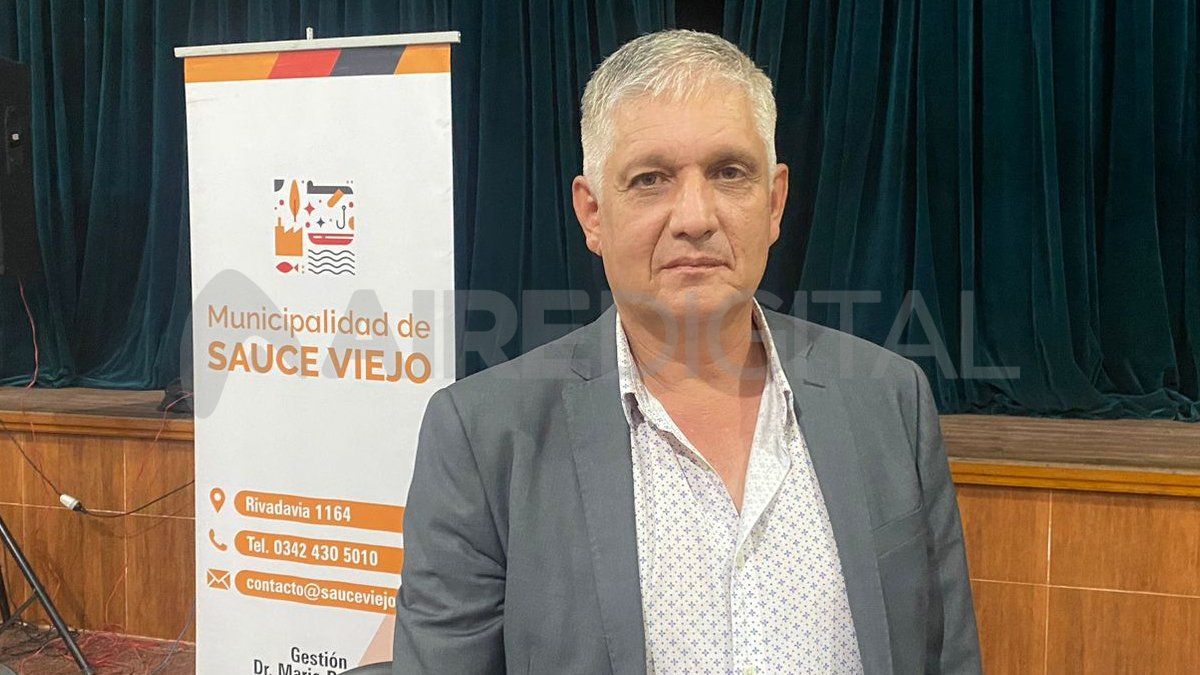 El intendente de Sauce Viejo