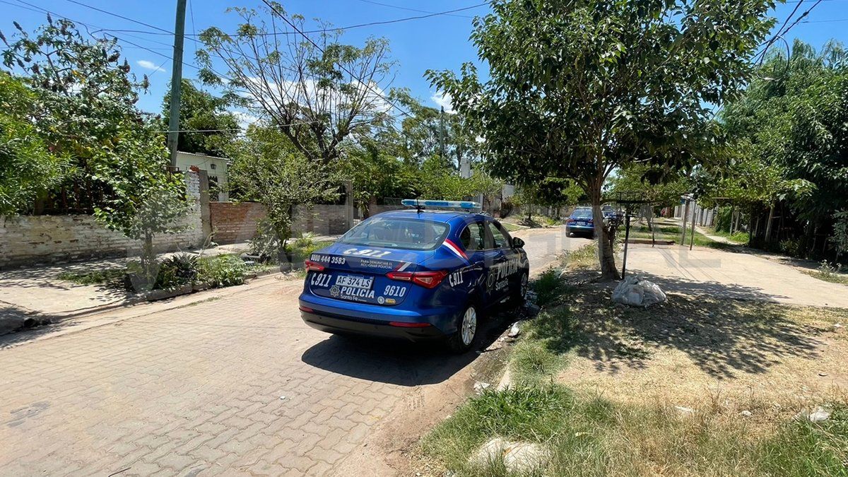 La vivienda incendiada está ubicada en Güemes al 8.100