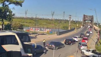 El choque en cadena generó demoras en el tránsito.