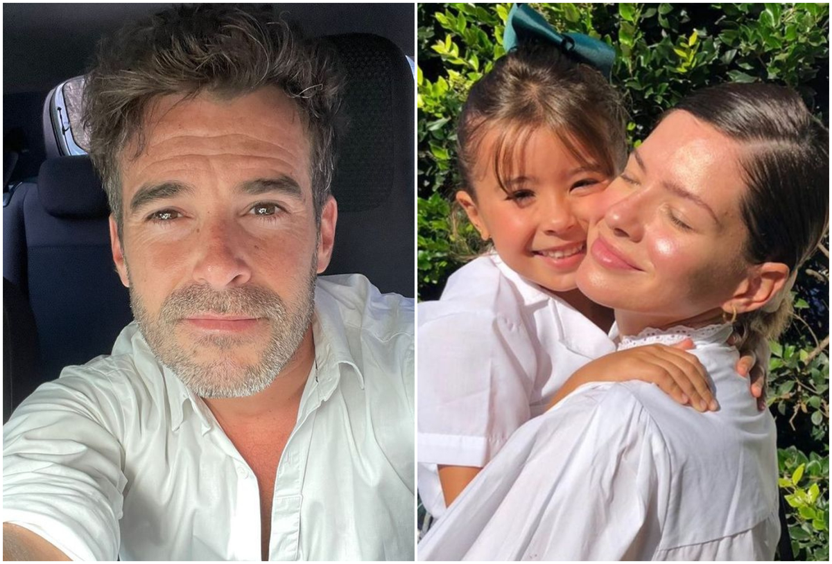 Nicolás Cabré impactó con una foto: el antes y después junto a su hija Rufina