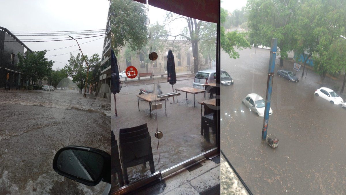 Las calles de Santa Fe se encuentran cubiertas de agua Las calles de Santa Fe se encuentran cubiertas de agua