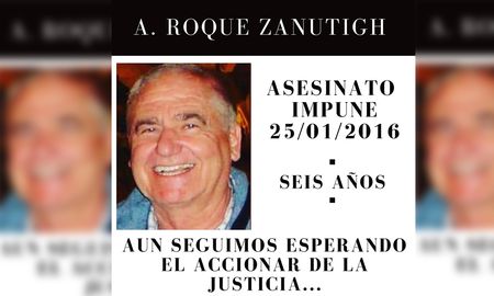 Cada 25 de enero se refuerza el reclamo de justicia por el homicidio de Roque en su casa de San Justo Cada 25 de enero se refuerza el reclamo de justicia por el homicidio de Roque en su casa de San Justo