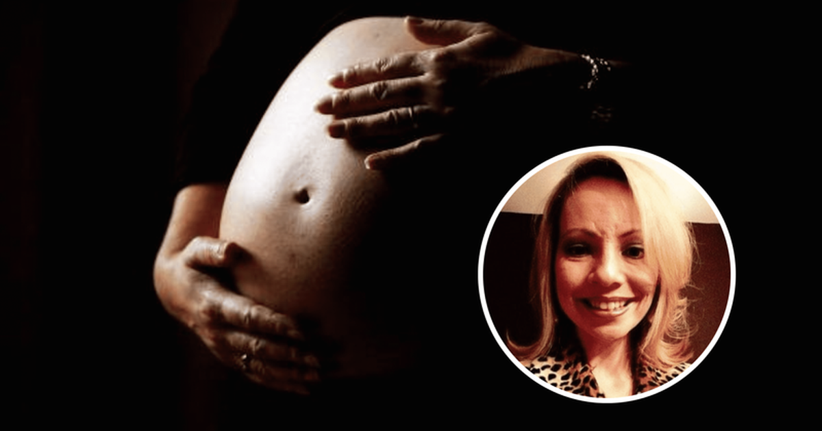 La exfuncionaria de Georgia Robin Folsom fingió estar embarazada para aprovechar la licencia de maternidad pagada, pero su plan quedó expuesto cuando un compañero de trabajo notó que su panza era falsa (Twitter, Ian Waldie/Getty Images)  