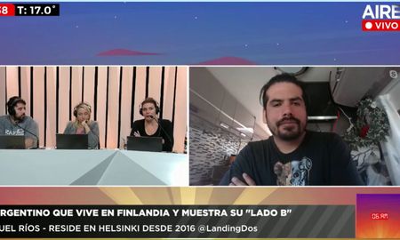 Nahuel Ríos es argentino y vive desde hace 8 años en Finlandia Nahuel Ríos es argentino y vive desde hace 8 años en Finlandia
