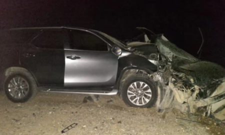 El accidente ocurrió en la Ruta Provincial N.º 43, a 12 kilómetros de Las Heras, Santa Cruz. El accidente ocurrió en la Ruta Provincial N.º 43, a 12 kilómetros de Las Heras, Santa Cruz.
