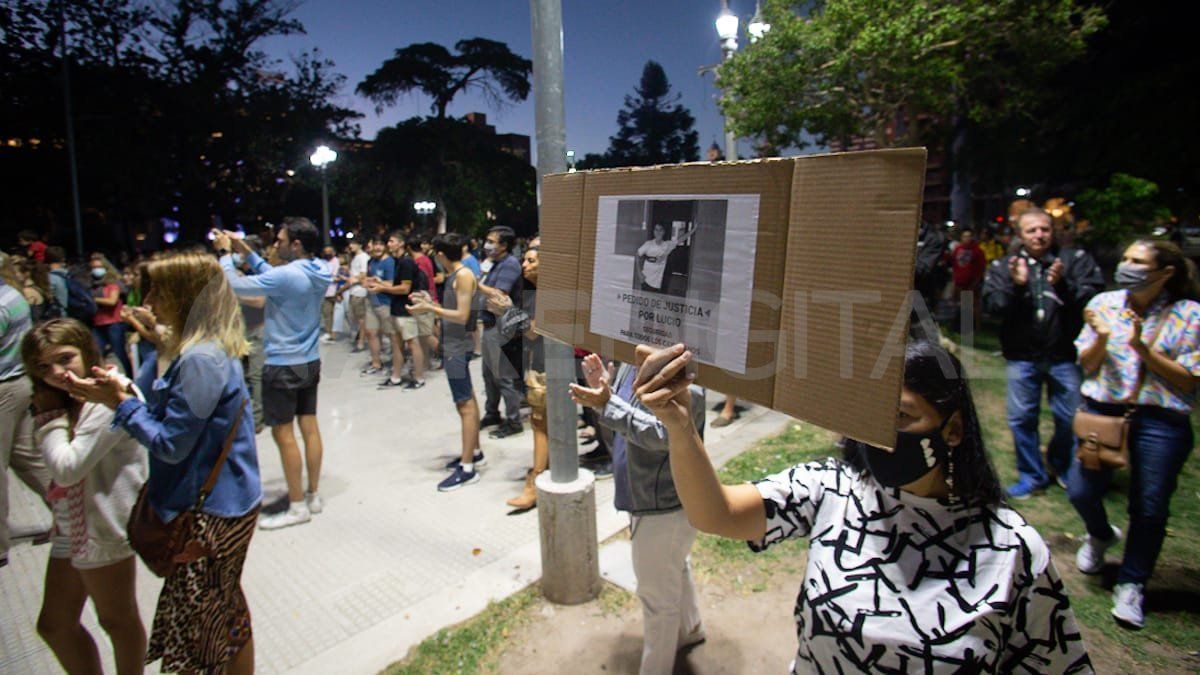 Una multitud se movilizó para pedir Justicia por Lucio Belfiori.