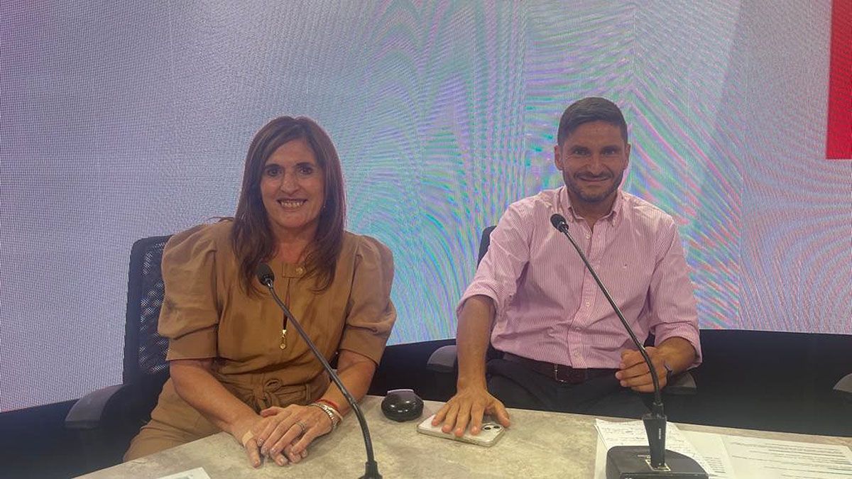 Los radicales "Chuchi" Molina y Maximiliano Pullaro estuvieron en el estudio de Ahora Vengo, con Luis Mino.