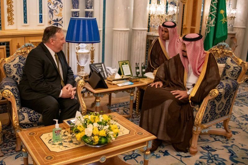 Tensión en el Golfo Pérsico: Pompeo llega a Arabia Saudita y buscará aliados contra Irán