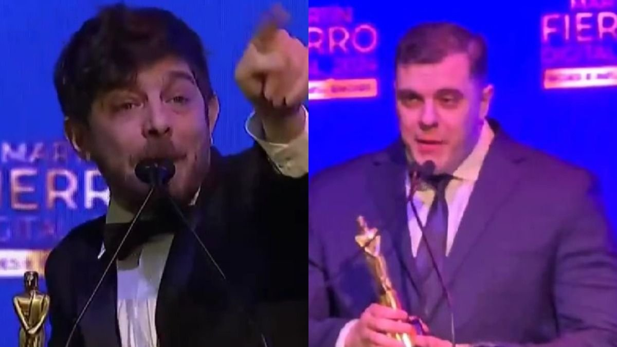 Jorge Pinarello de Te Lo Resumo Así No Más se re calentó con el Gordo Dan y le dijo lo peor en los Premios Martín Fierro Digital