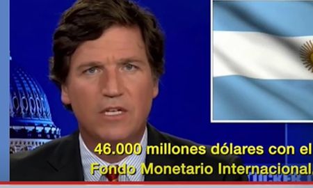 Tucker es un comentarista conservador que sale todas las noches en el noticiero de Fox News. Su estilo se basa en hacer comentarios irónicos y ácidos que suelen tener repercusiones y esta vez Argentina no quedó atrás. Tucker es un comentarista conservador que sale todas las noches en el noticiero de Fox News. Su estilo se basa en hacer comentarios irónicos y ácidos que suelen tener repercusiones y esta vez Argentina no quedó atrás.