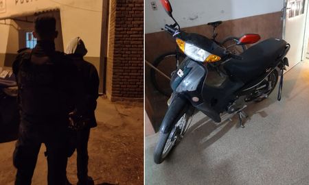 Dos hombres detenidos en Santo Tomé por robar una moto. Dos hombres detenidos en Santo Tomé por robar una moto.