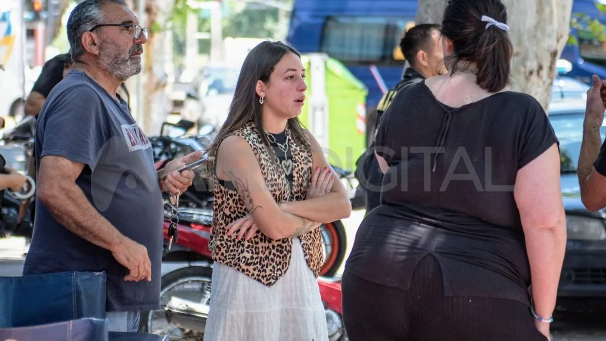 La prima de Antonela, Agustina Scaglia, tras el hecho. La prima de Antonela, Agustina Scaglia, tras el hecho.