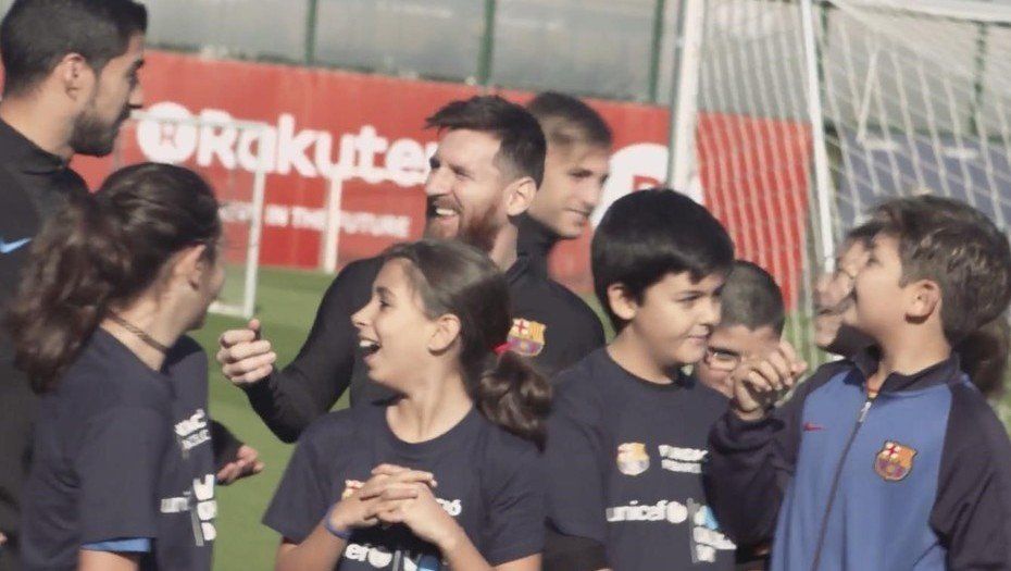 La sorpresa de Lionel Messi para un grupo de chicos