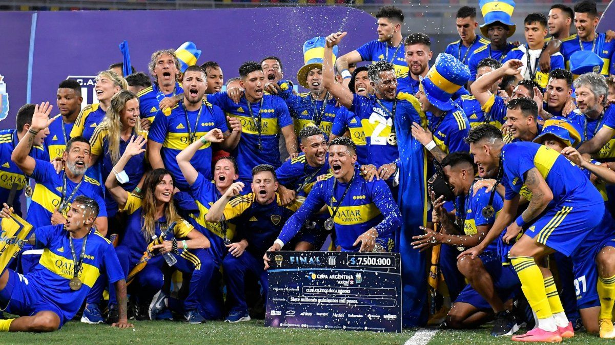 Boca se consagró campeón de la Copa Argentina y recibió un premio de 73.000 dólares.