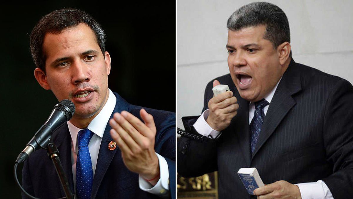 Confusa situación en el parlamento de Venezuela, que eligió a dos presidentes