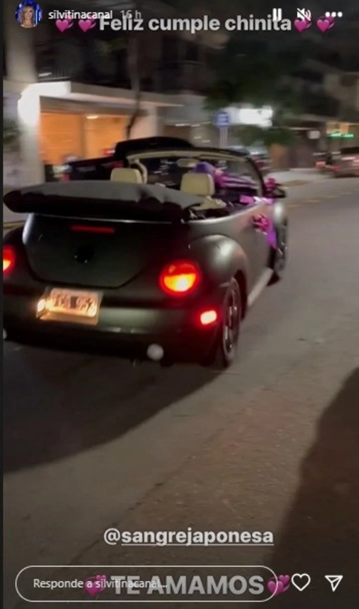 El auto que Rusherking le regaló a La China Suárez.