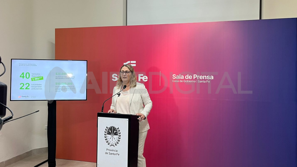 Ciancio durante la presentación del informe de situación de la cartera. Ciancio durante la presentación del informe de situación de la cartera.