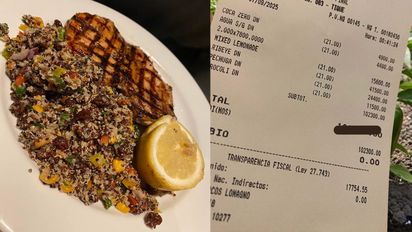 Fue al Kansas de Palermo, pidió un ribeye y mostró el ticket final: cuánto gastó