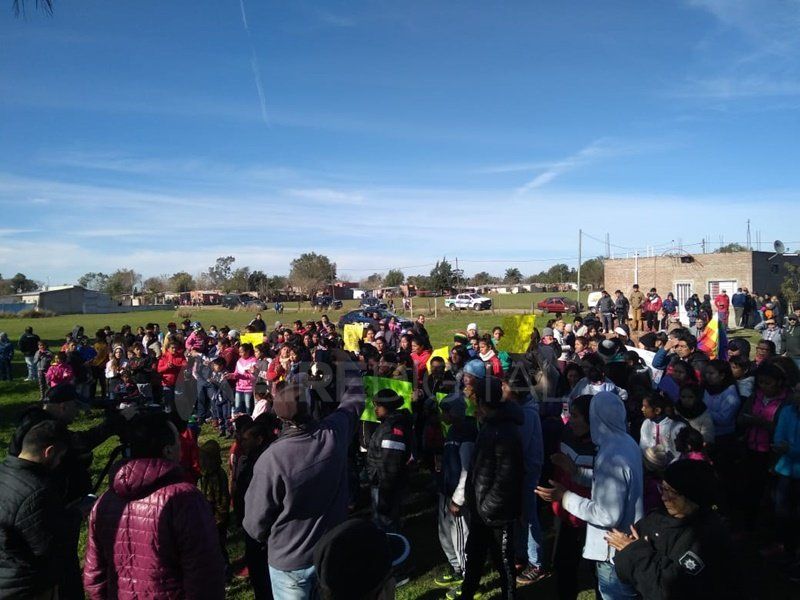 La comunidad de Recreo reclamó justicia por el brutal crimen de Dieguito Román