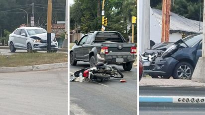 Riesgo vial en la ruta 1: múltiples accidentes de tránsito en menos de 4 horas a la altura de Colastiné