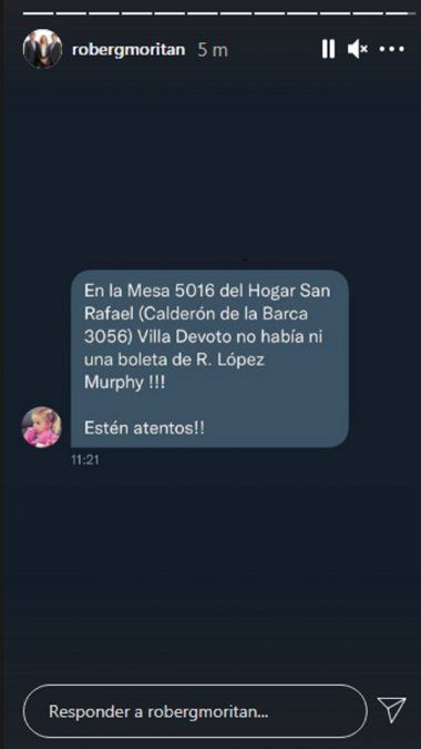 Paso 2021: Roberto García Moritán denunció que faltan sus boletas en las mesas
